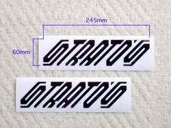 ストラトス　ロゴ　ラベル　ステッカー